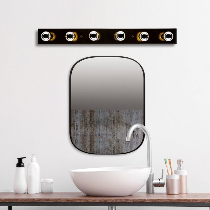 Opviq Mirro - 12235 Lámpara de pared negra y dorada Opviq Mirro - 12235 Lámpara de pared negra y dorada